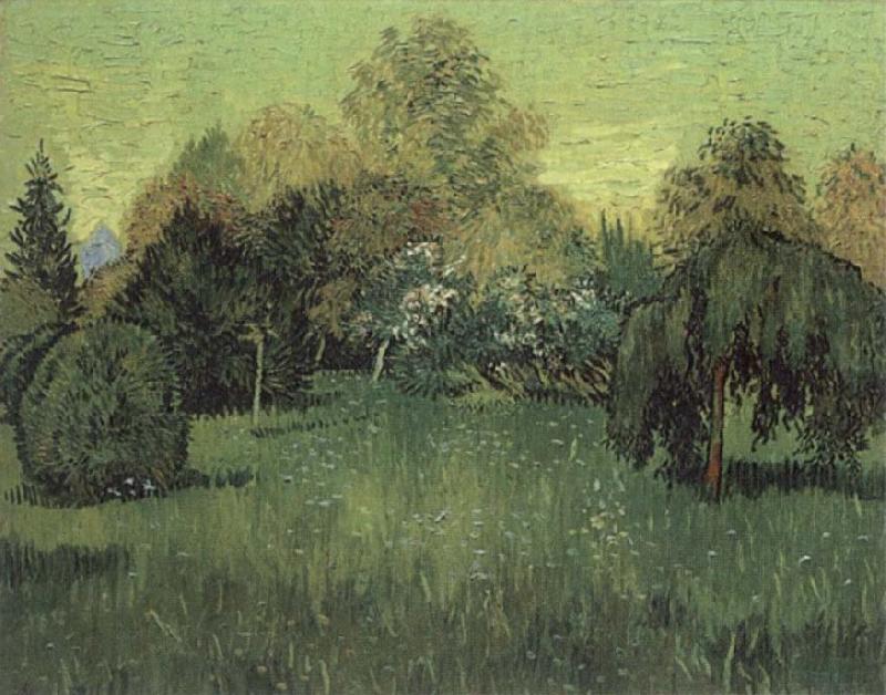 Vincent Van Gogh The Poet-s Garden